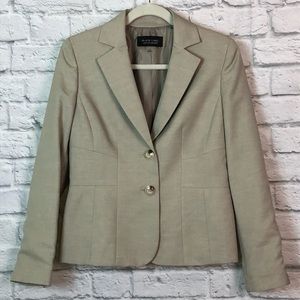 NWT Black Label size 4 tan blazer suit jacket